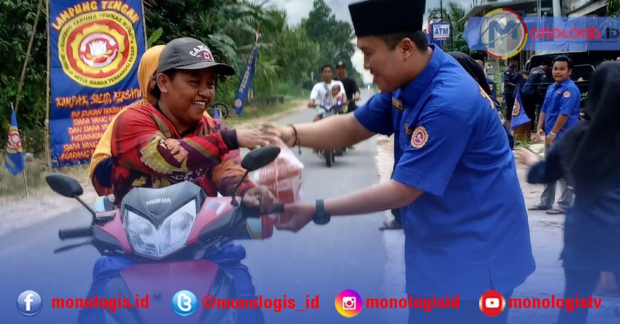 Karang Taruna Dusun 3 Terbanggi Besar Bagikan Takjil Gratis