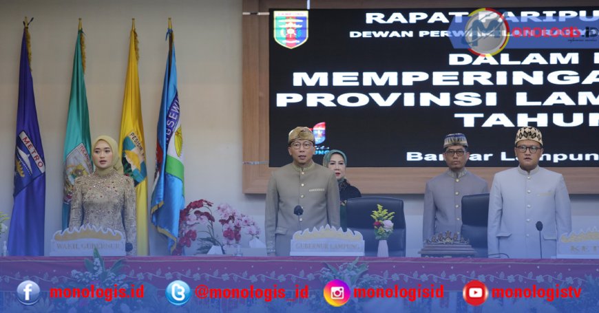 DPRD Gelar Rapat Paripurna Istimewa HUT ke-61 Lampung