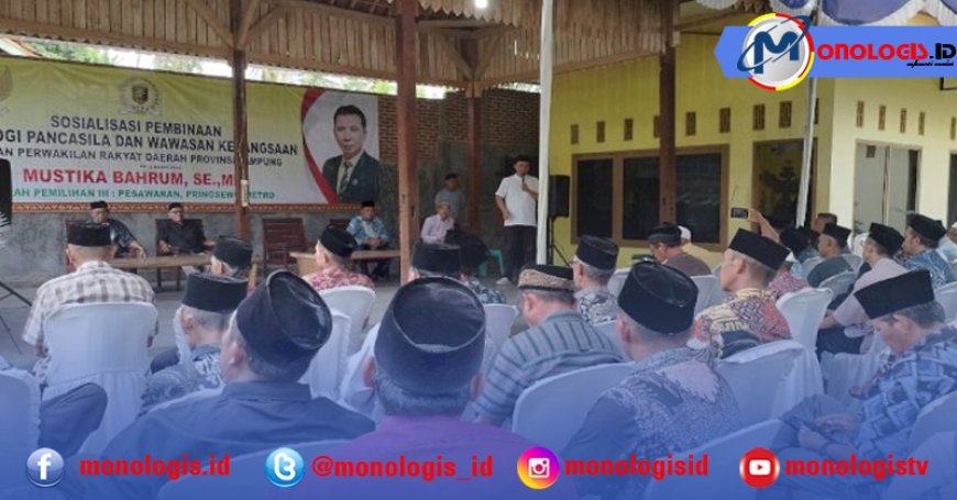 Silaturahmi dan Pekuat Nilai Pancasila Jadi Perhatian Anggota DPRD Lampung Di Pesawaran