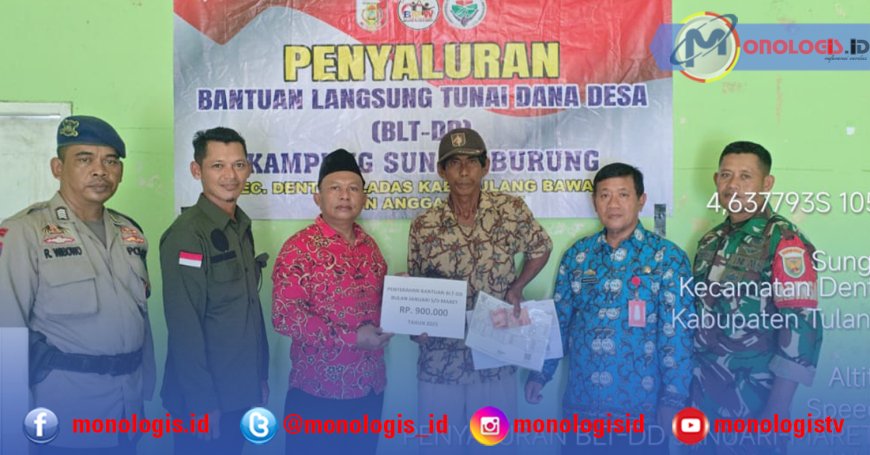 Kampung Sungaiburung Bagikan BLT DD