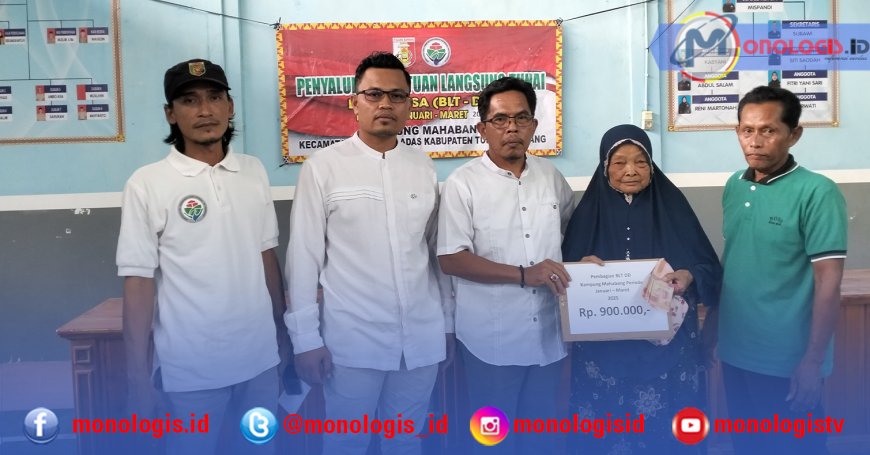 15 KPM Kampung Mahabang Terima BLT DD