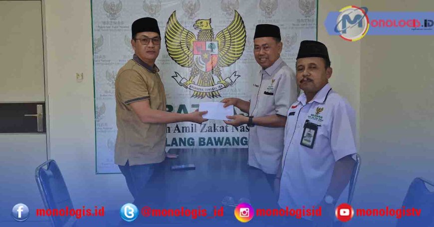 Bupati Tulangbawang Barat Bayar Zakat Mal dan Infak ke Baznas
