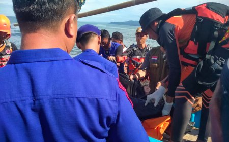 Korban Hanyut di Pantai Mandiri Krui Selatan Ditemukan Meninggal Dunia