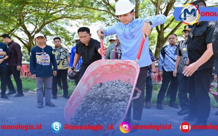 Bupati Egi Gercep Perbaiki Jalan Ruas Tugu Radin Inten-Exit Tol Kalianda