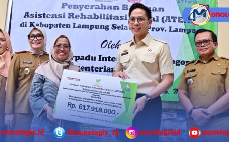 Pemkab Lampung Selatan Terima Bantuan ATENSI dari Kementerian Sosial RI