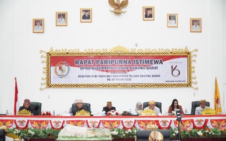 Peringati HUT ke-16, DPRD dan Pemkab Tubaba Tegaskan Komitmen Majukan Daerah