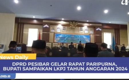 DPRD Pesisir Barat Gelar Paripurna Penyampaian Nota Pengantar LKPJ Bupati 2024