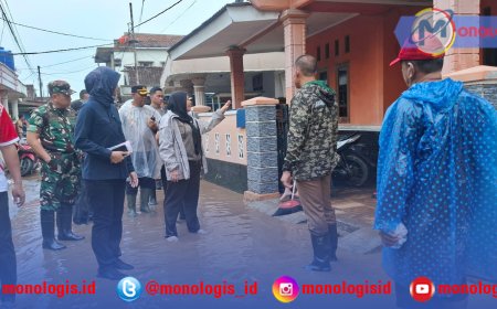 Wali Kota Bandarlampung Pantau Banjir di Panjang
