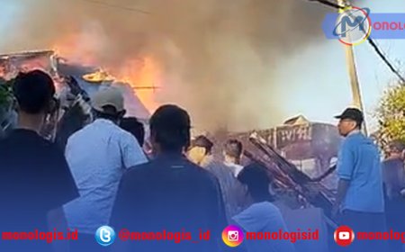 Tiga Rumah di Karyapenggawa Jadi Amukan Si Jago Merah