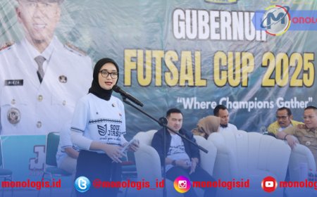 Buka Gubernur Futsal Cup 2025, Jihan Minta Peserta Junjung Fairplay