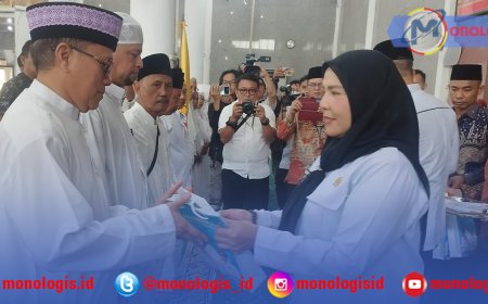 Eva Dwiana Lepas 1.500 Calon Jemaah Haji Bandarlampung