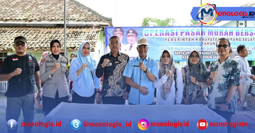 Pemkab Lampung Selatan Gelar Pasar Murah di Desa Pematang