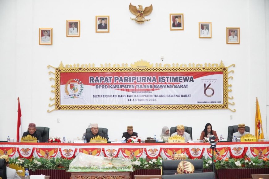 Peringati HUT ke-16, DPRD dan Pemkab Tubaba Tegaskan Komitmen Majukan Daerah