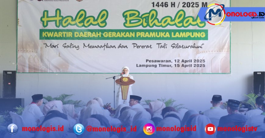 Halal Bihalal Pramuka Lampung, Perkuat Persaudaraan, Satukan Semangat Generasi Muda