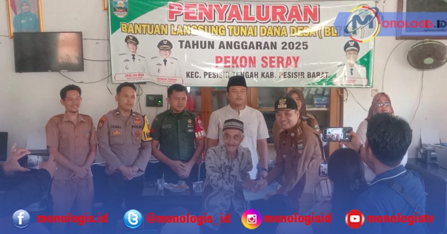 Pekon Seray Salurkan BLT-DD untuk 39 KPM