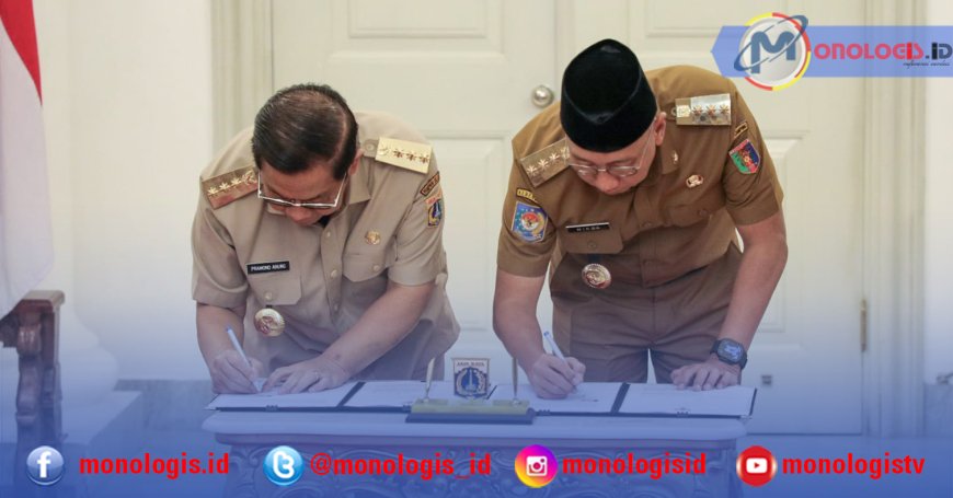 Mirza dan Pramono Anung Teken Kerja Sama Pengembangan Potensi Daerah dan Peningkatan Pelayanan Publik
