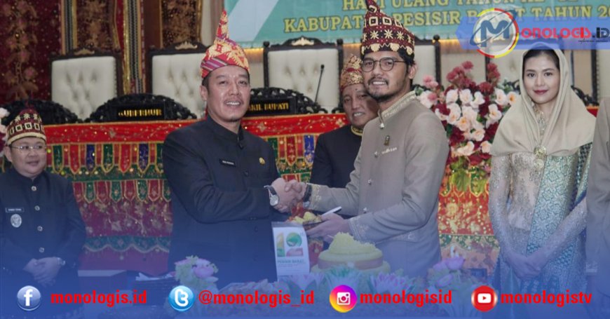 HUT ke-12 Pesisir Barat, Ketua DPRD Ucapkan Penghargaan Kepada Tokoh Perintis, Penggagas dan Panitia Pemekaran