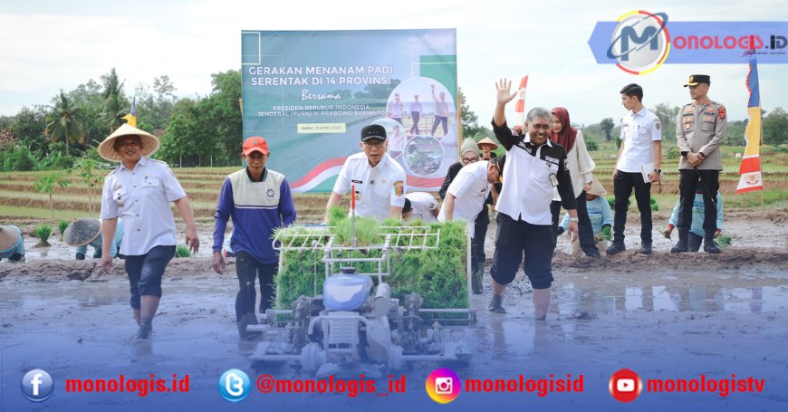 Pemprov Lampung Targetkan 3,5 Juta Ton Padi di 2025
