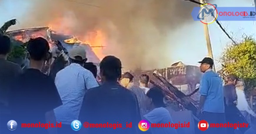 Tiga Rumah di Karyapenggawa Jadi Amukan Si Jago Merah