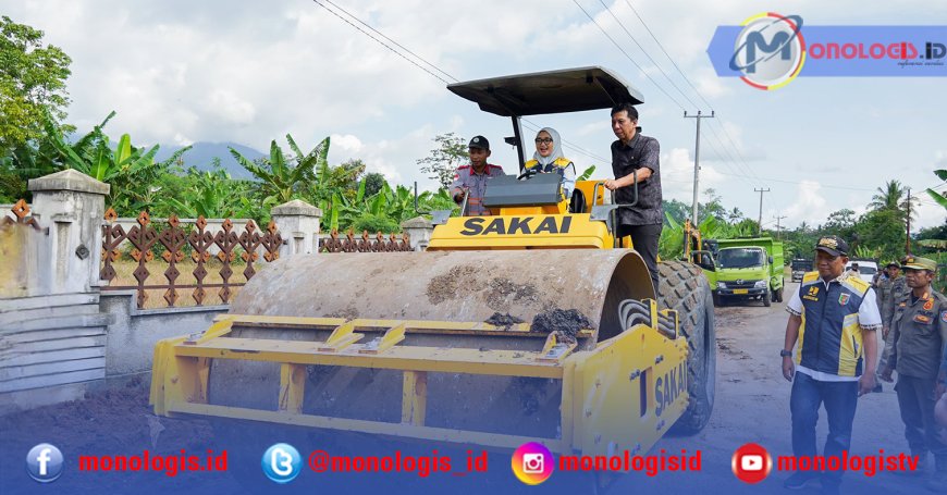 Jihan Groundbreaking Pembangunan Ruas Jalan Gedongtataan-Kedondong