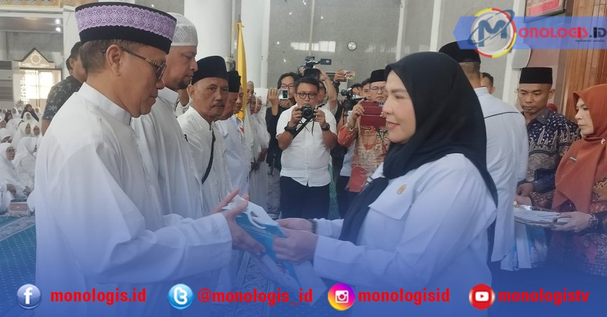 Eva Dwiana Lepas 1.500 Calon Jemaah Haji Bandarlampung