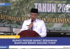Bupati Pesisir Barat Serahkan Bantuan Benih Jagung Tusip
