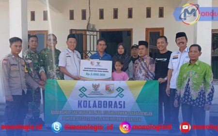 Baznas Tulangbawang Barat Salurkan Bantuan Pengobatan untuk Pasien Jantung Bocor