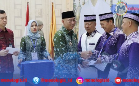 Mirza Lepas Kloter Pertama Jemaah Haji Lampung 2025