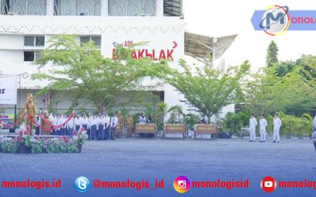 Plt Bupati Waykanan Pimpin Peringatan Hardiknas 2025