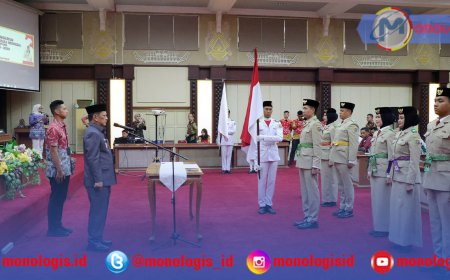 Duta Pancasila Paskibraka Indonesia Provinsi Lampung 2025-2029 Dilantik