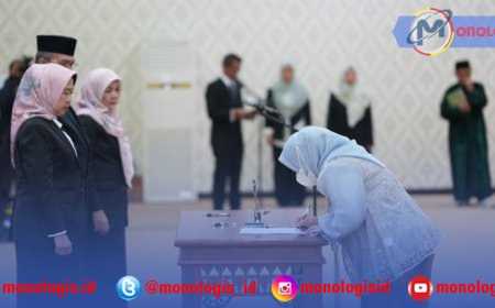 Rektor Unila Lantik 13 Pejabat Baru