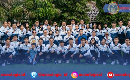 Jihan Lepas Kontingen Lampung Kejurnas Karate