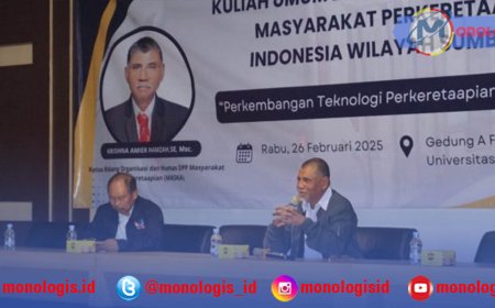 Masyarakat Perkeretaapian Indonesia Adakan Kuliah Umum di FT Unila