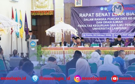 Puncak Dies Natalis ke-57, FKIP Gelar Rapat Senat dan Orasi Ilmiah