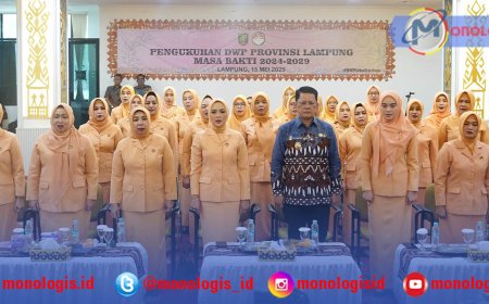 Ida budi Gunadi Sadikin Kukuhkan DWP Lampung