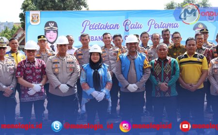 Wali Kota Bandarlampung Peletakan Batu Pertama Pembangunan Gedung Satlantas dan Satintelkam Polresta
