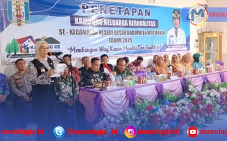 Plt Bupati Waykanan: Kampung KB Wujud Nyata Komitmen Meningkatkan Kesejahteraan Keluarga