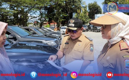 Tertibkan Aset Daerah, Pemkab Lampung Selatan Gelar Apel Kendaraan Dinas