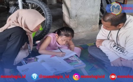 Mahasiswa KKN Unila Gagas Lamban Langit Biru