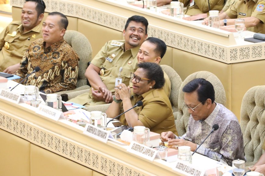 Rapat Bersama Komisi II DPR RI, Wamendagri Ribka Beberkan Peran BUMD Perkuat Kemandirian Fiskal Daerah