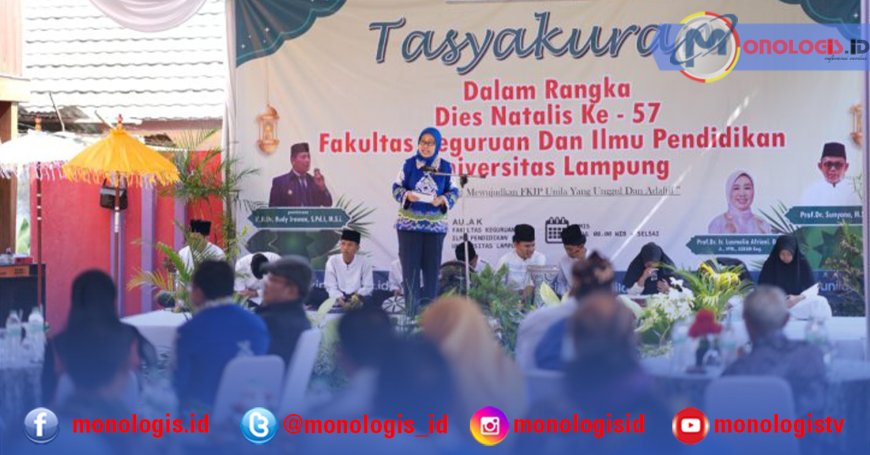 Dies Natalis ke-57, FKIP Unila Gelar Tasyakuran