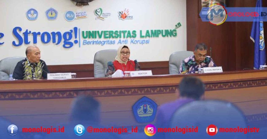 Unila Teken MoU Pembangunan Daerah Tanggamus