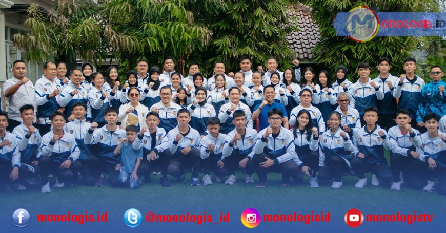 Jihan Lepas Kontingen Lampung Kejurnas Karate