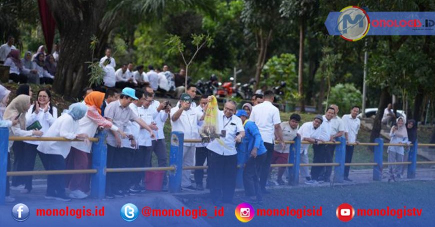 Rektor Unila Pimpin Evaluasi Pengelolaa Embung