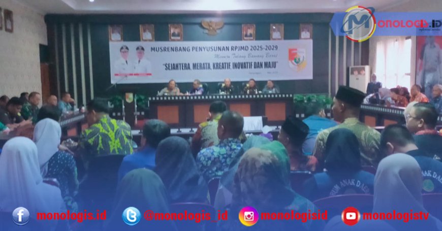 Tentukan Arah Pembangunan, Bapperida Tulangbawang Barat Gelar Musrenbang RPJMD 2025-2029
