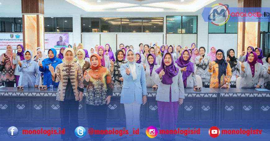 Wulan Sari Mirza Buka Rakerda BKOW Lampung