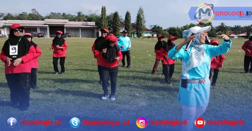 Puskesmas Brabasan Gelar Lomba Senam Sehat Prolanis