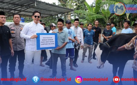 Pemkab Lampung Selatan Salurkan 42 Hewan Kurban