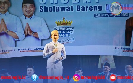 Ribuan Jemaah Padati Sholawat Bareng Bupati Egi