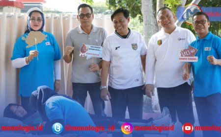 Ratusan ASN Lampung Selatan Antusias Ikuti Donor Darah